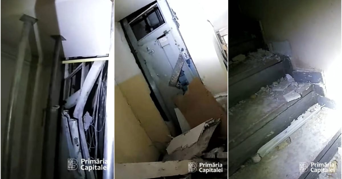 Măsurile de intervenție la blocul afectat de explozia din Rahova