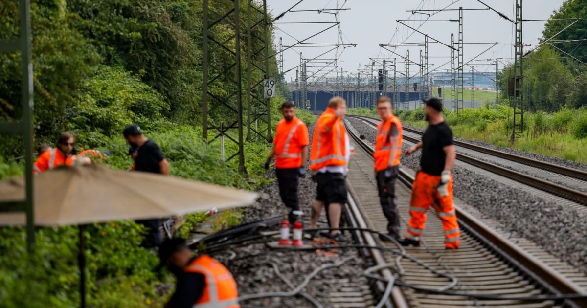 Perturbări majore ale traficului feroviar în vestul Germaniei