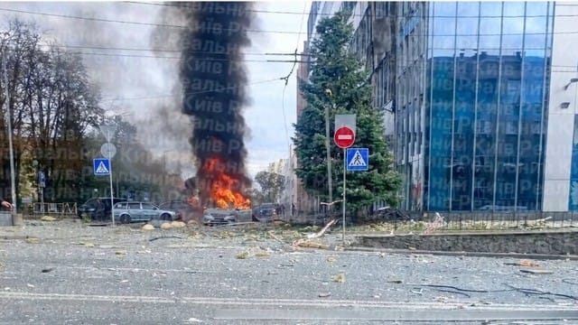 Atacuri cu drone asupra capitalei ucrainene