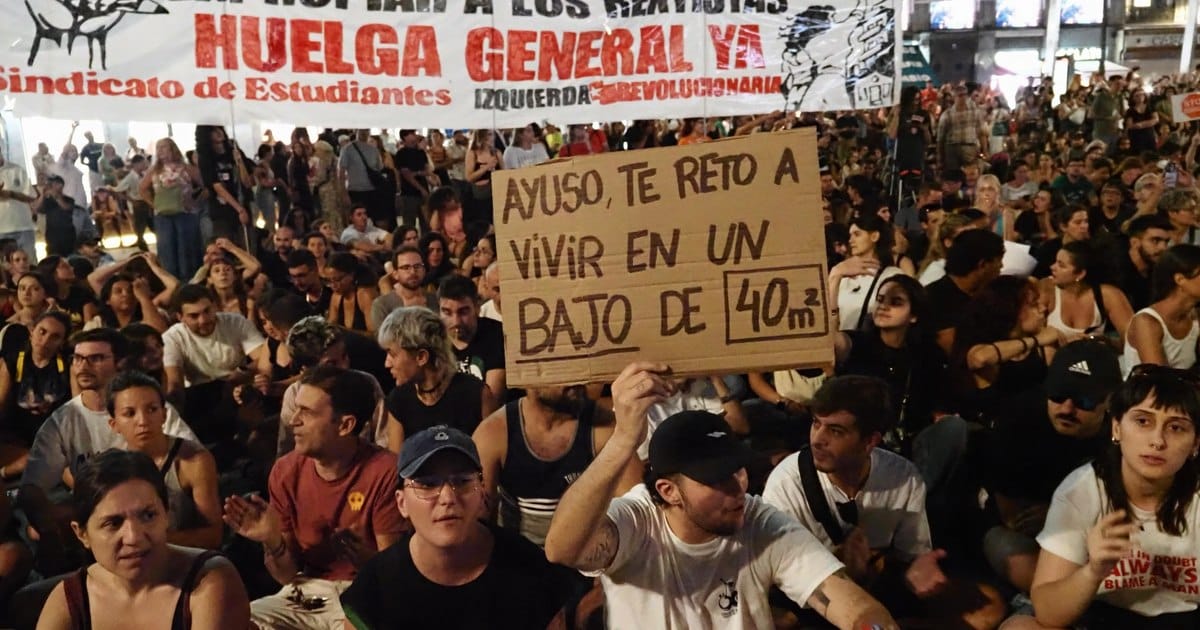 Proteste în Madrid privind criza locuințelor