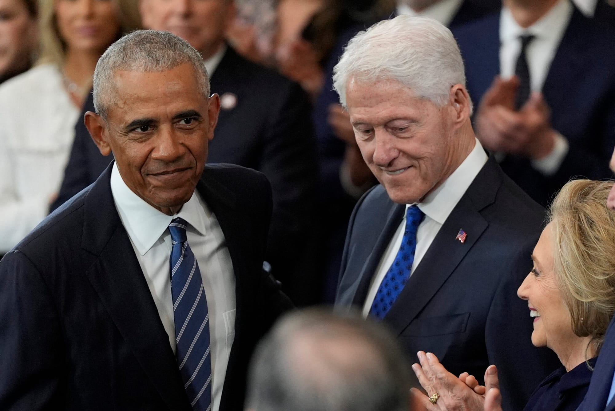 Barack Obama și Donald Trump în campania electorală