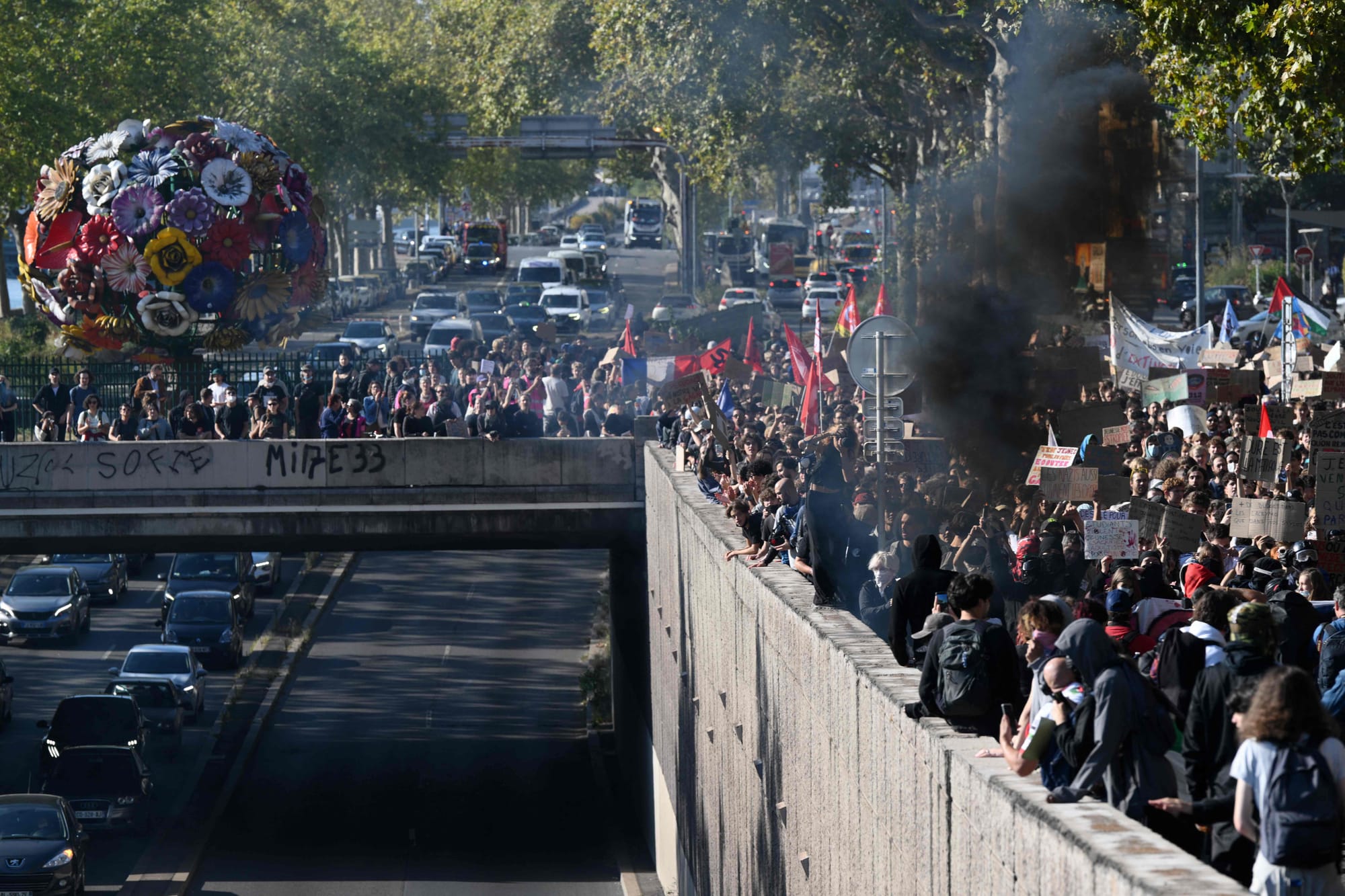 Mobilizarea elevilor de liceu din Franța