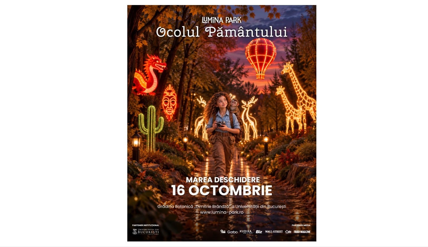 Deschiderea unui parc tematic de lumini în București
