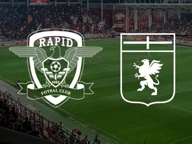 Amicalul dintre Rapid și Genoa în Giulești