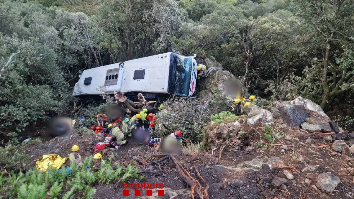 Accident rutier grav în provincia Barcelona