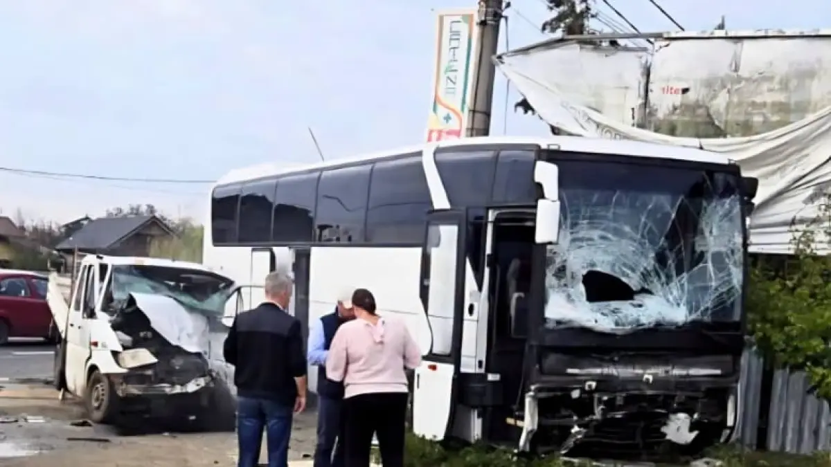 Accident rutier pe DN1 în localitatea Ciolpani