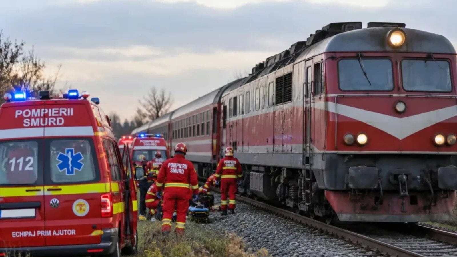 Accident feroviar în municipiul Râmnicu Vâlcea
