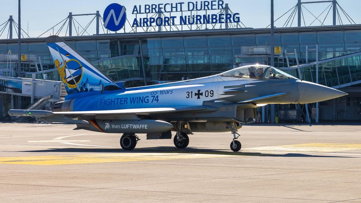 Incident aerian la aeroportul din Nürnberg