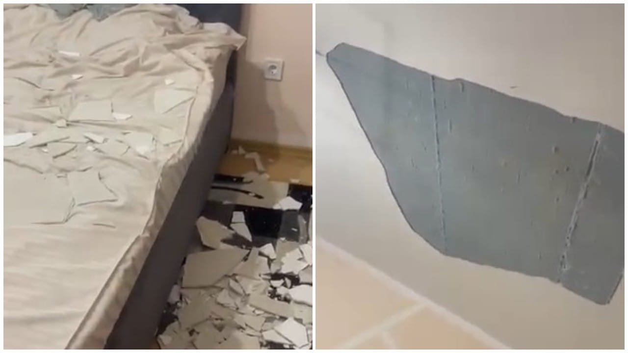 Incident cu tavanul prăbușit într-un bloc ANL din Dej