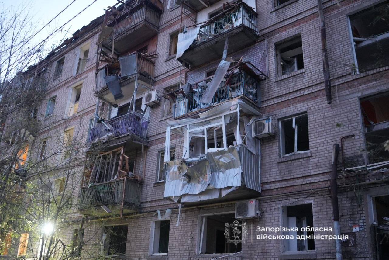 Atacuri aeriene ruse asupra orașului Zaporojie