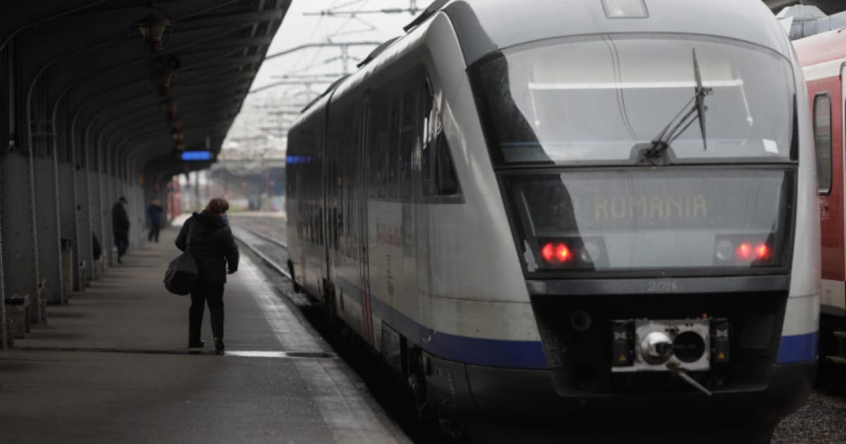 Incident feroviar în stația București Nord