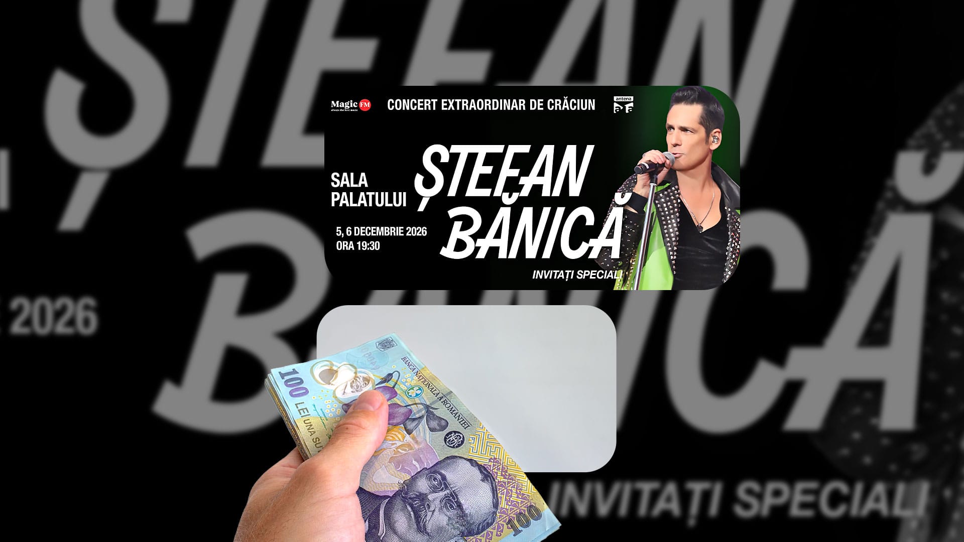 Detalii despre spectacolele de Crăciun ale lui Ștefan Bănică Jr.