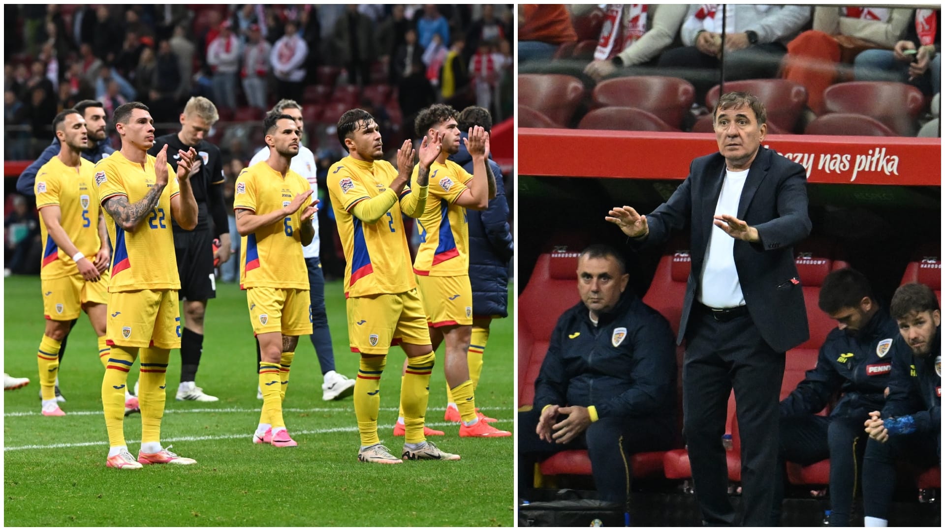Reacțiile după înfrângerea naționalei de fotbal în Polonia