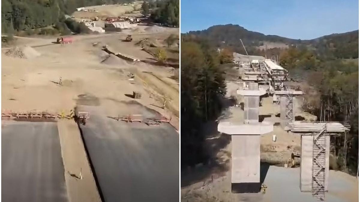 Evoluția lucrărilor pe Secțiunea 3 a Autostrăzii Sibiu-Pitești