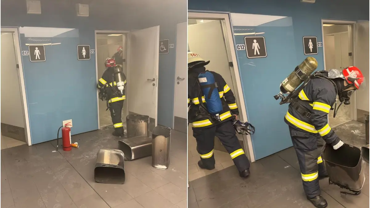 Incident cu foc în Aeroportul Internațional Henri Coandă