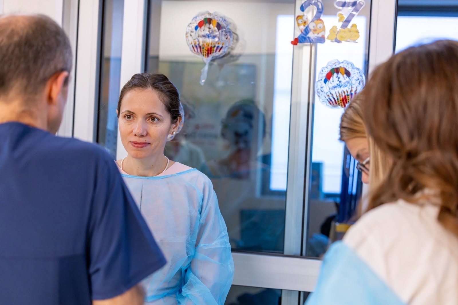 Vizită a Mirabelei Grădinaru la Clinica de Terapie Intensivă Neonatală