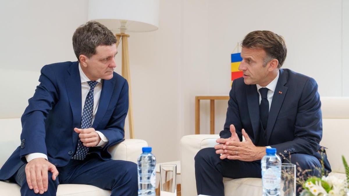 Discuții între Nicușor Dan și Emmanuel Macron despre securitatea maritimă