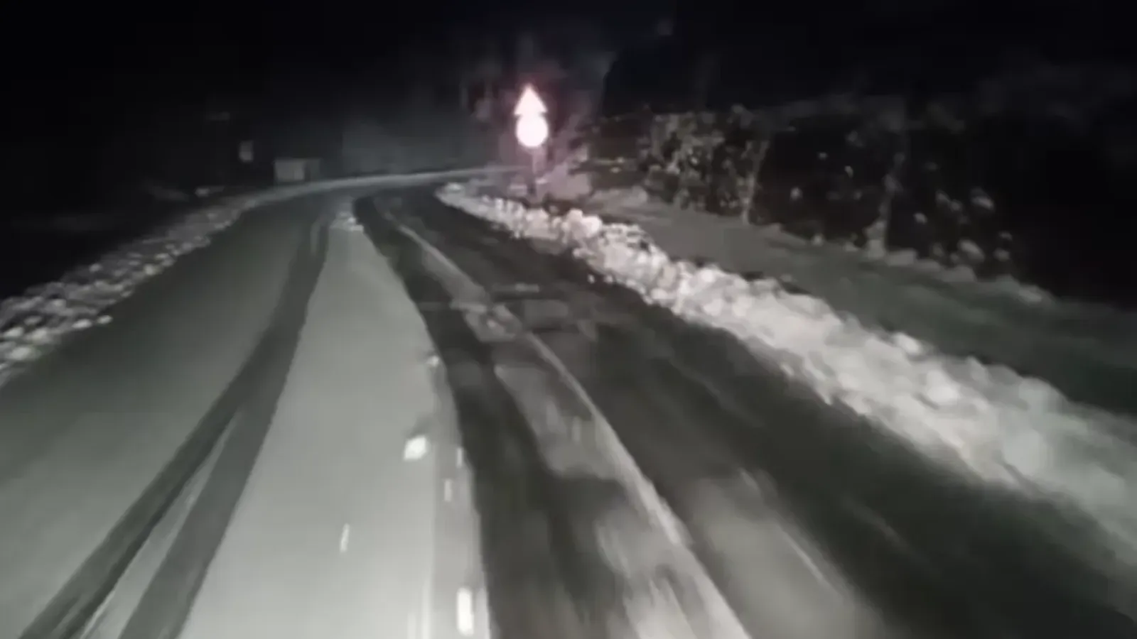 Condiții meteorologice adverse pe Transfăgărășan