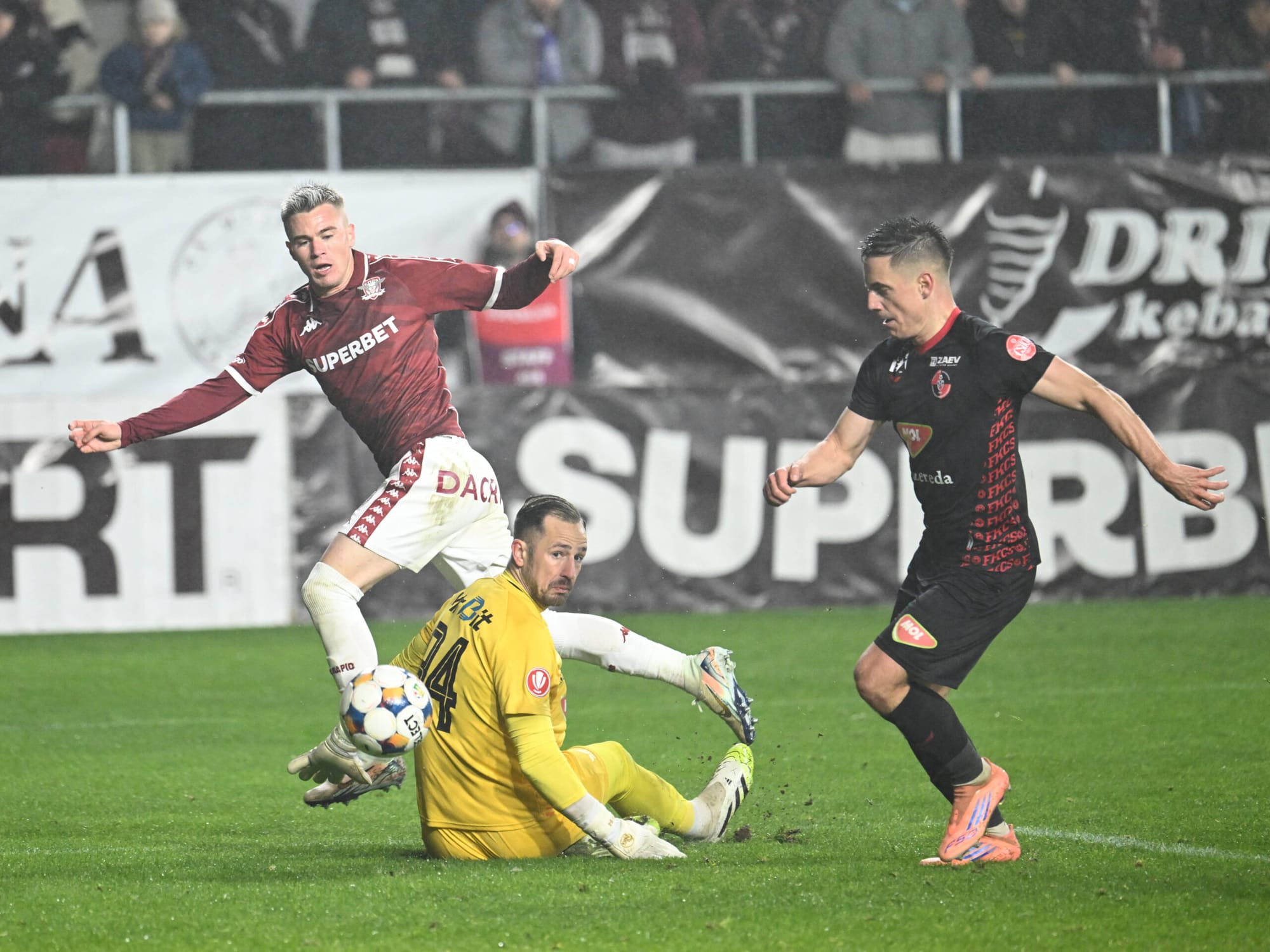 Confruntarea dintre Rapid și Csikszereda în Superliga