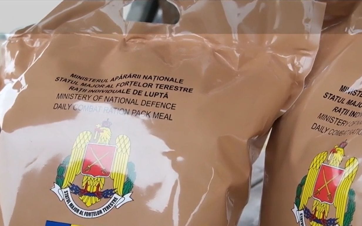 Comerțul cu rațiile alimentare ale Armatei Române pe internet