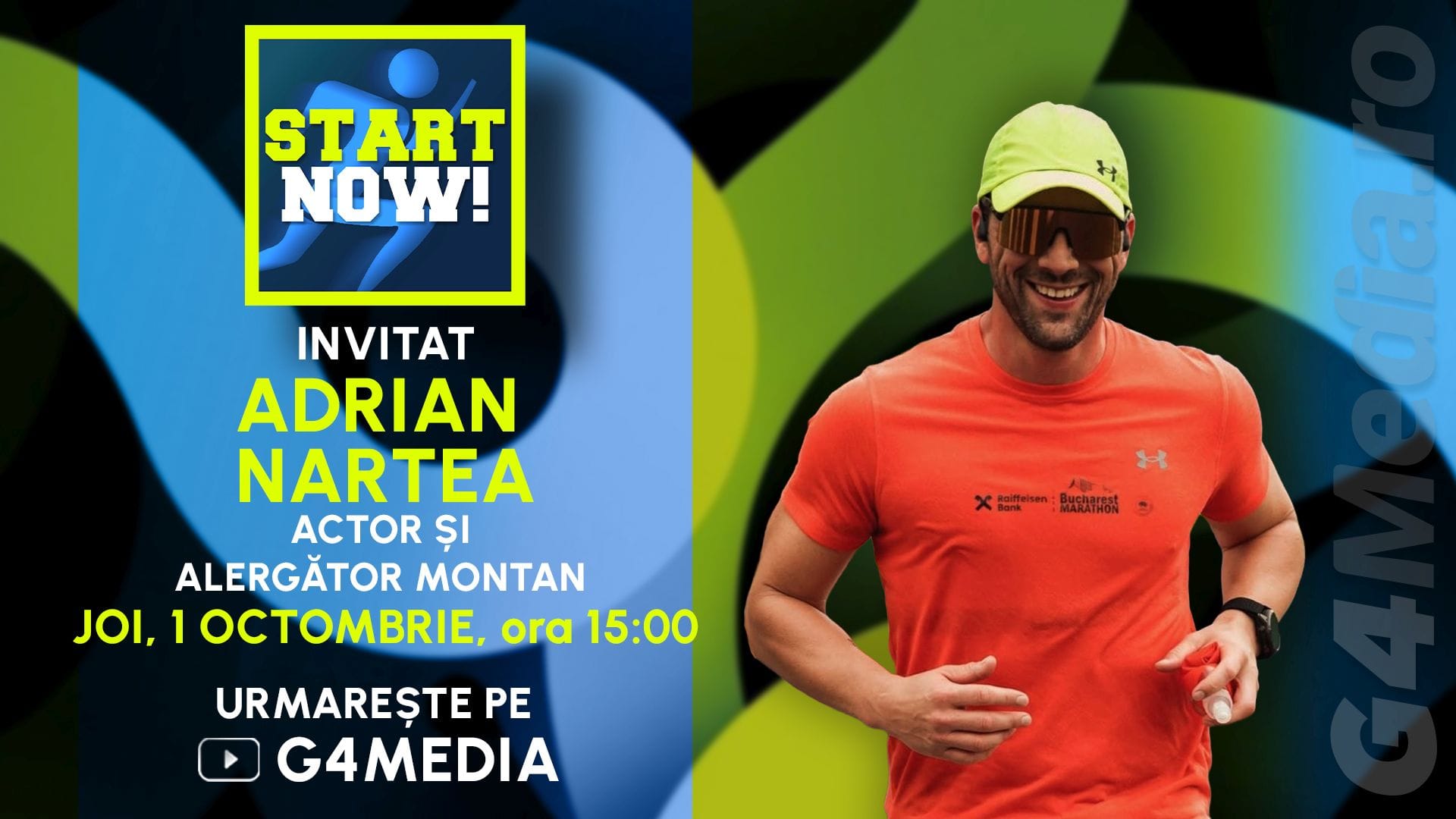 Relația actorului Adrian Nartea cu activitatea sportivă