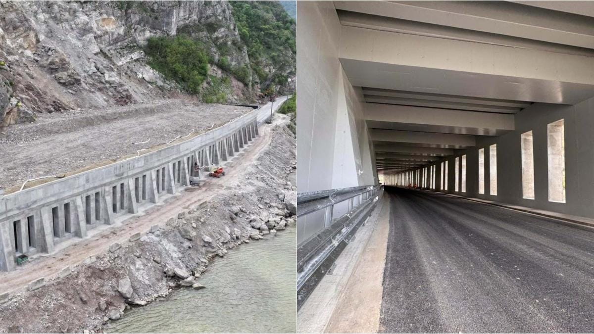 Lucrări de consolidare pe Centura Călimănești