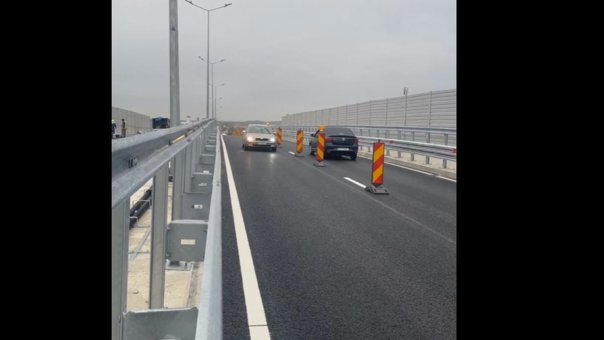 Deschiderea pasajului DN3 peste Autostrada de Centură a Bucureștiului