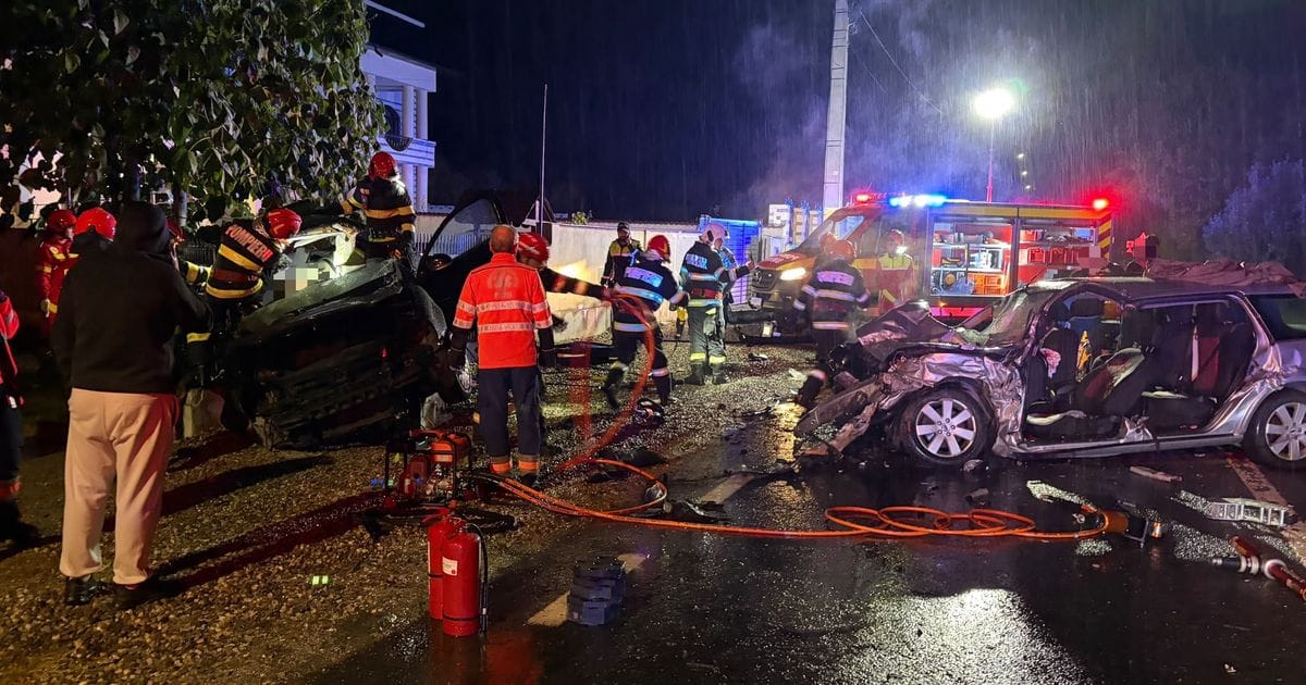 Accident rutier cu victime multiple în județul Vâlcea