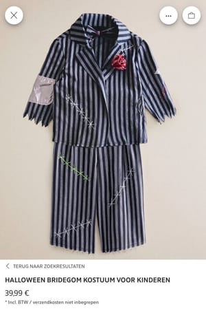 Zara retrage un costum de Halloween pentru copii
