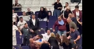 Incidente violente în tribune la un meci de handbal