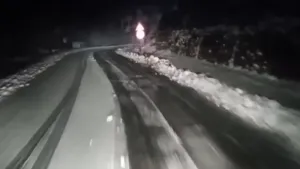 Condiții meteorologice adverse pe Transfăgărășan