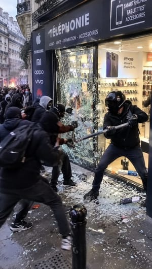 Tensiuni în Franța și creșterea vânzărilor de arme neletale