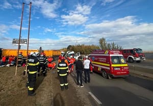 Accident rutier grav pe DN 7 în zona Buftea
