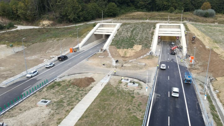 Vizita ministrului Transporturilor pe șantierul autostrăzii A1