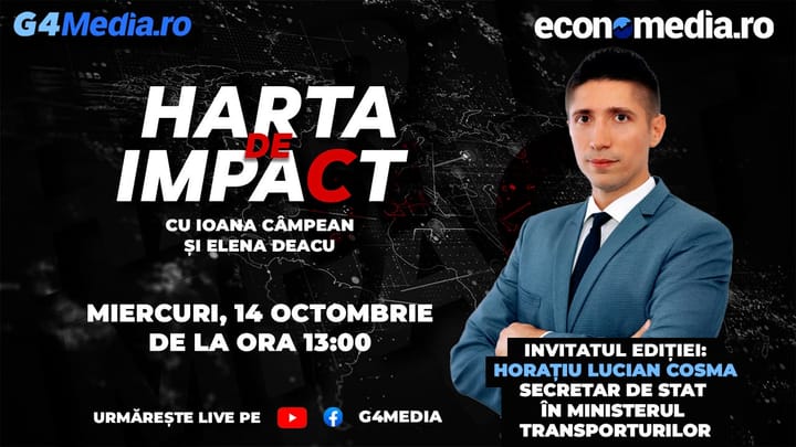 Discuții despre infrastructura rutieră și feroviară în emisiunea Harta de Impact