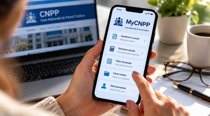 Casa Națională de Pensii Publice a lansat aplicația MyCNPP