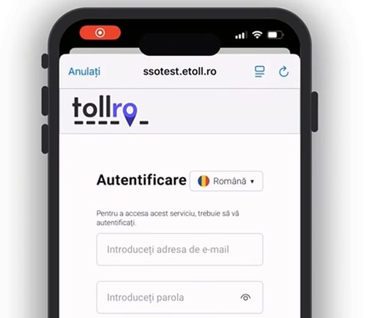 Disfuncționalități tehnice pe platforma TollRo