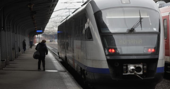 Incident feroviar în stația București Nord