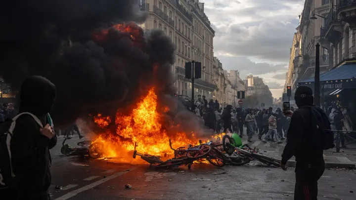 Val de proteste ale tinerilor în Europa