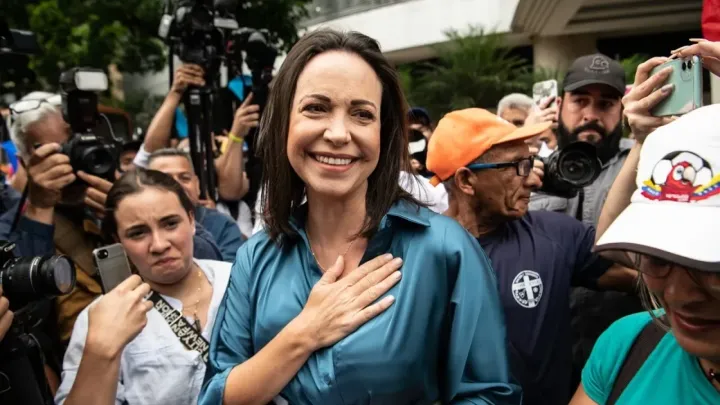 Revenirea Mariei Corina Machado în Venezuela