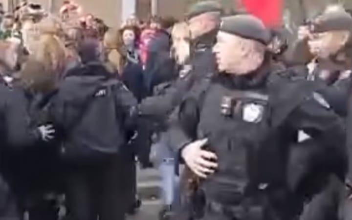 Rețineri în Moscova în timpul unei manifestații autorizate