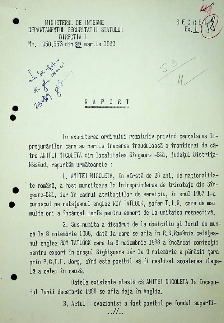 Documente CNSAS despre relațiile românilor cu cetățenii străini în comunism