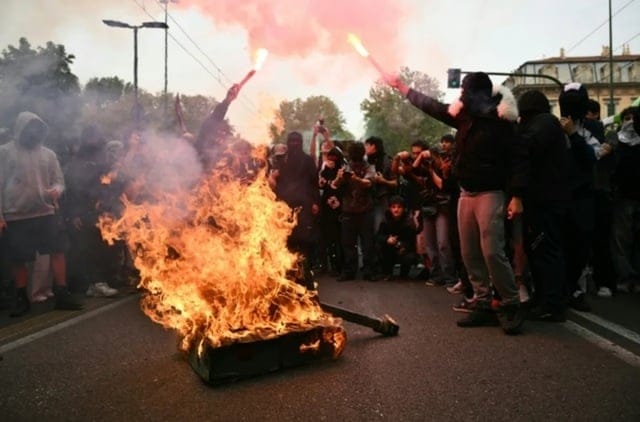 Proteste multiple în Italia împotriva măsurilor guvernamentale