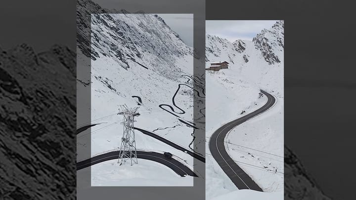 Condiții de iarnă în zonele montane din România