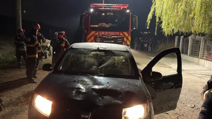 Incident în timpul unei intervenții de stingere a unui incendiu