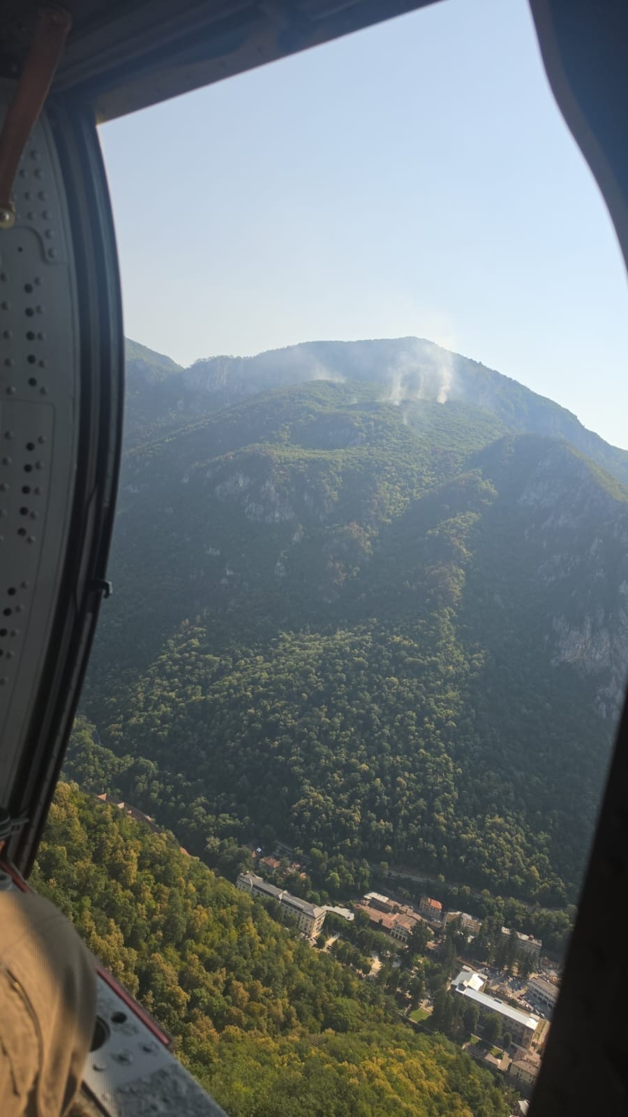 Situația incendiilor din Parcul Național Domogled