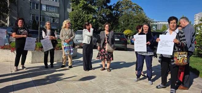 Proteste ale pensionarilor în județul Olt