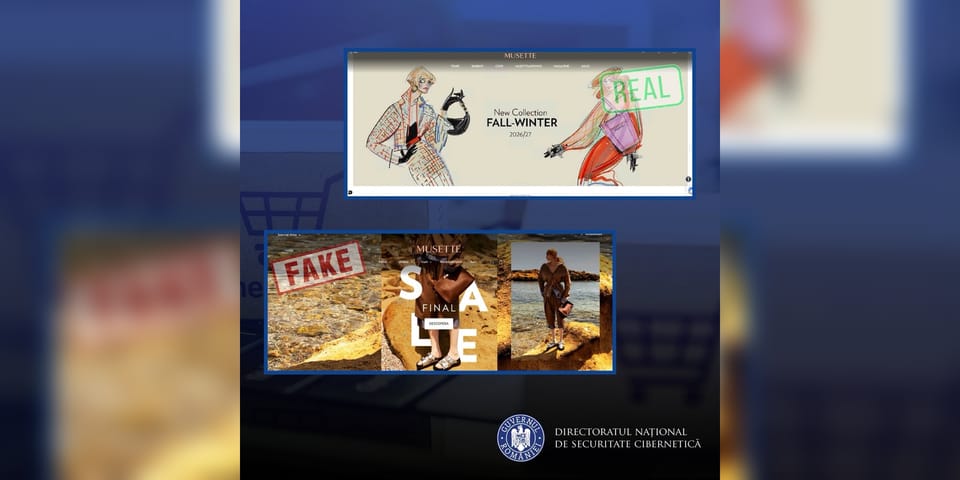Avertisment privind site-urile de shopping false