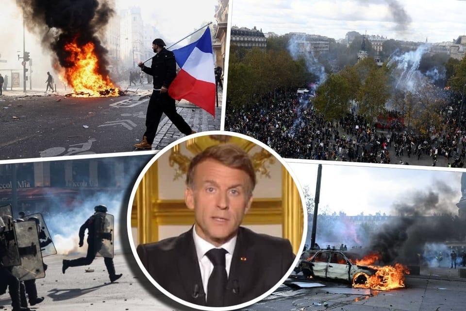 Reacția președintelui Emmanuel Macron după violențele din Franța
