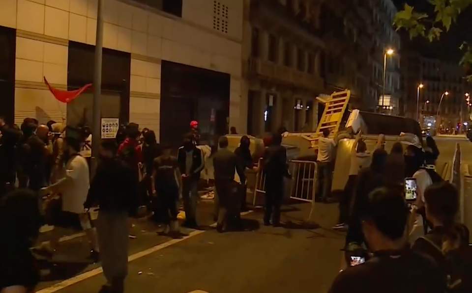 Manifestații pentru dreptul la locuințe în Barcelona